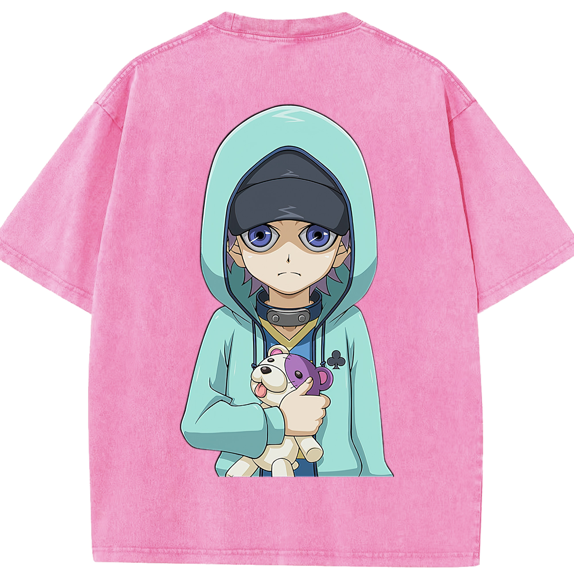 （画像用） 遊☆戯☆王 Yu-Gi-Oh! 綿100% ヴィンテージ風 半袖Tシャツ（背面プリント）